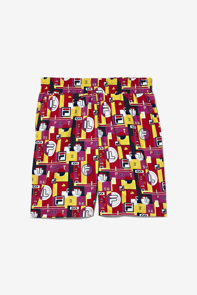 Fila Miesten Shortsit Keme Printed Swim Monivärinen - QTDC-69374